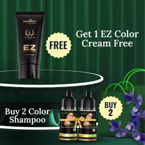 Buy 2 Color Shampoos and Get 1 Hair Color Cream FREE - Herbishh